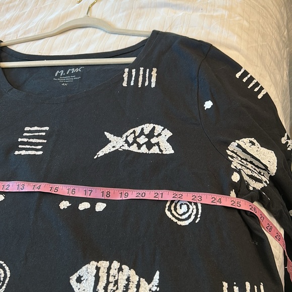 Vermont Country Store Top Graphic Tunic Top - Picture 6 of 9